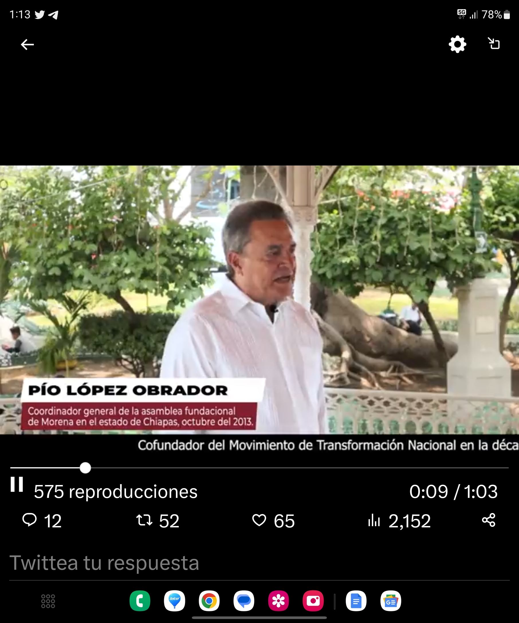 Pío López Obrador invita a sumarse al proyecto de Marcelo Ebrard