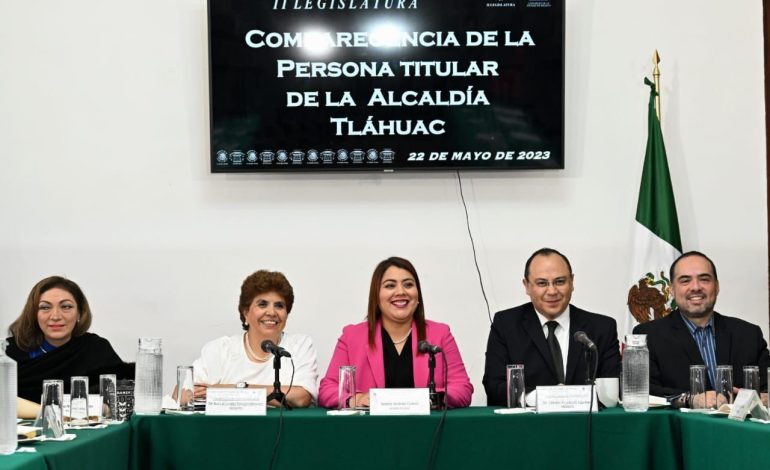Alcaldesa Berenice Hernández rinde informe ante Congreso de la Ciudad