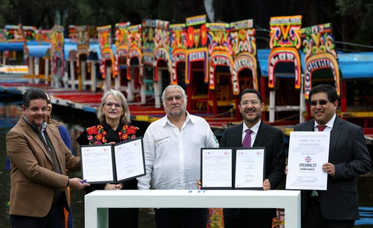 Xochimilco recibe nombramiento como "Barrio Mágico"