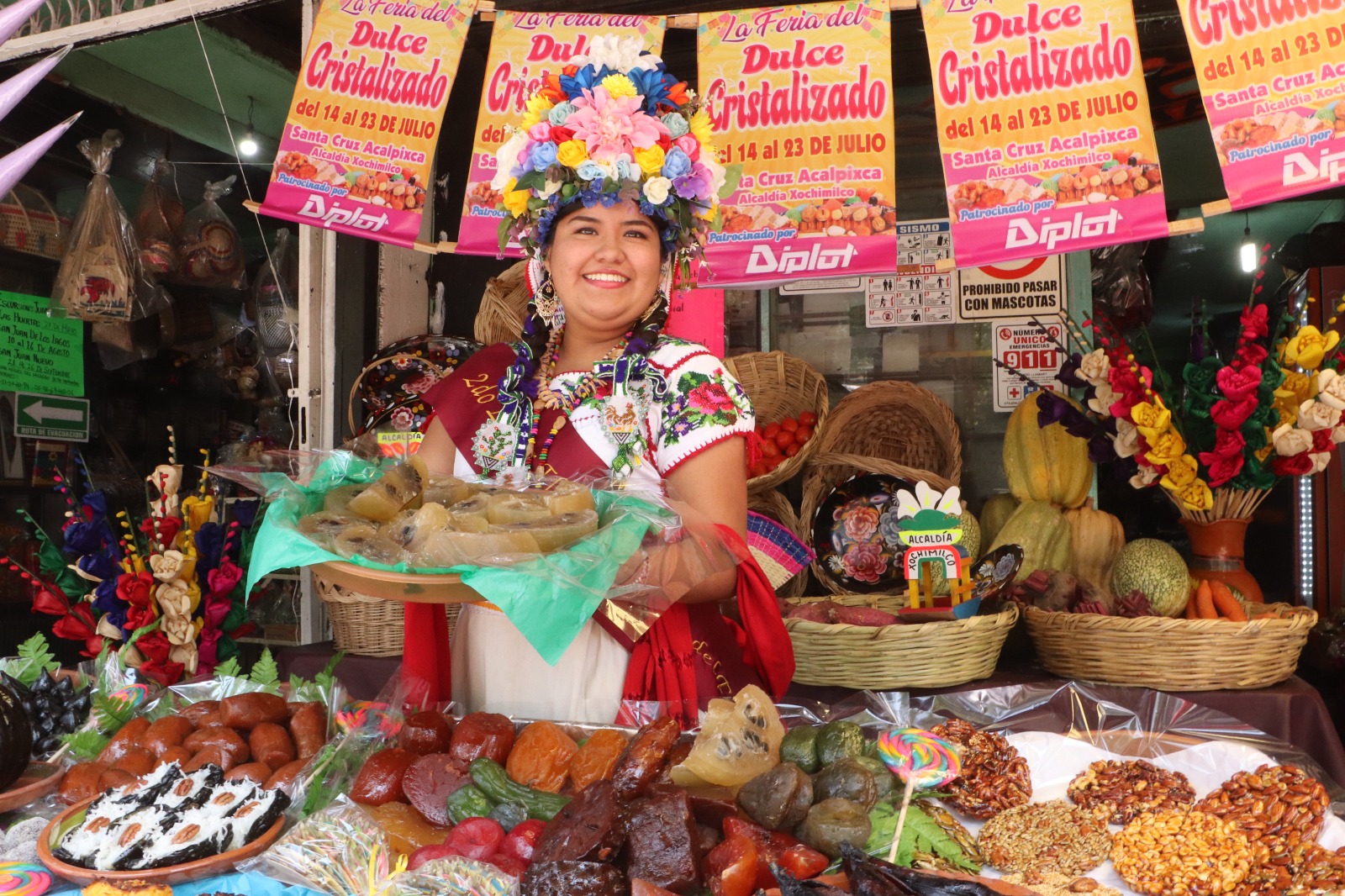 Alistan en Xochimilco Feria del Dulce Cristalizado