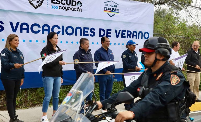 Arrancan Álvaro Obregón, Coyoacán y Tlalpan operativo conjunto de seguridad por vacaciones