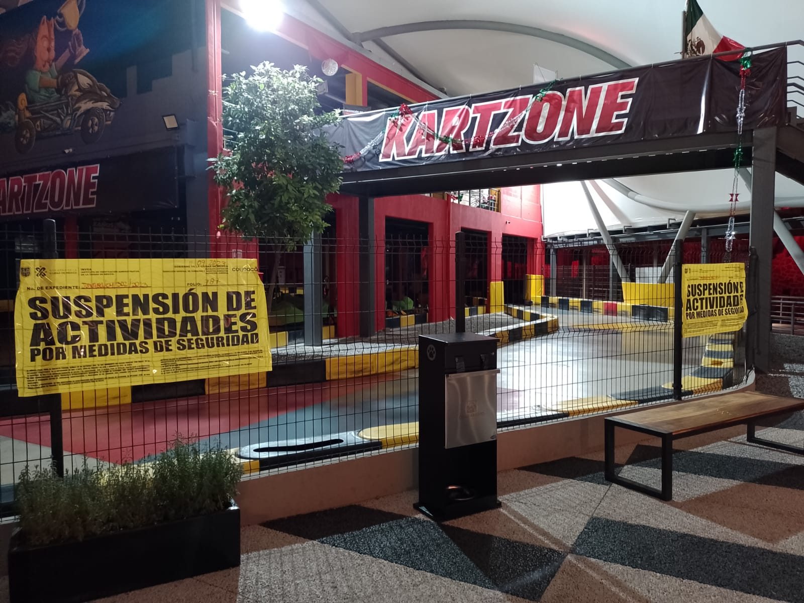 Suspende Coyoacán operación de Go-Karts en plaza comercial