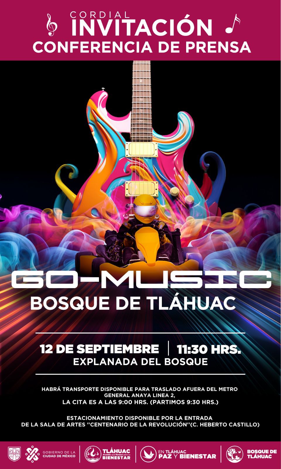 Tláhuac invita al ‘Go-Music’ en el Bosque de Tláhuac