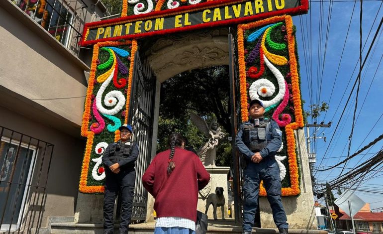 Cuajimalpa espera 20 mil visitantes durante el 1 y 2 de noviembre en el panteón El Calvario