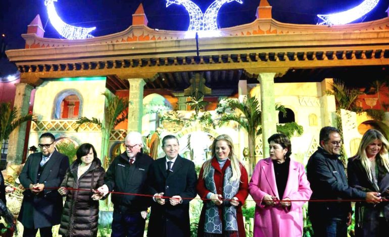 inauguran Belén monumental en Coyoacán para fiestas decembrinas