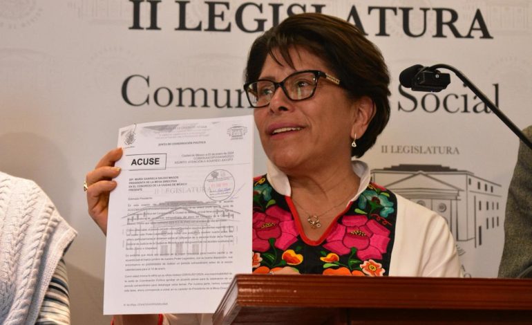 Acuerda Congreso CDMX celebrar periodo extraordinario para votar dictamen para ratificar a la Fiscal, Ernestina Godoy