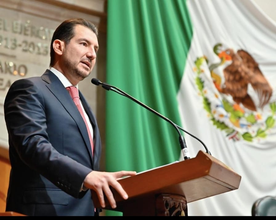 Emociona a priistas discurso de Elías Rescala en Cámara de Diputadas y Diputados de Toluca, Estado de México