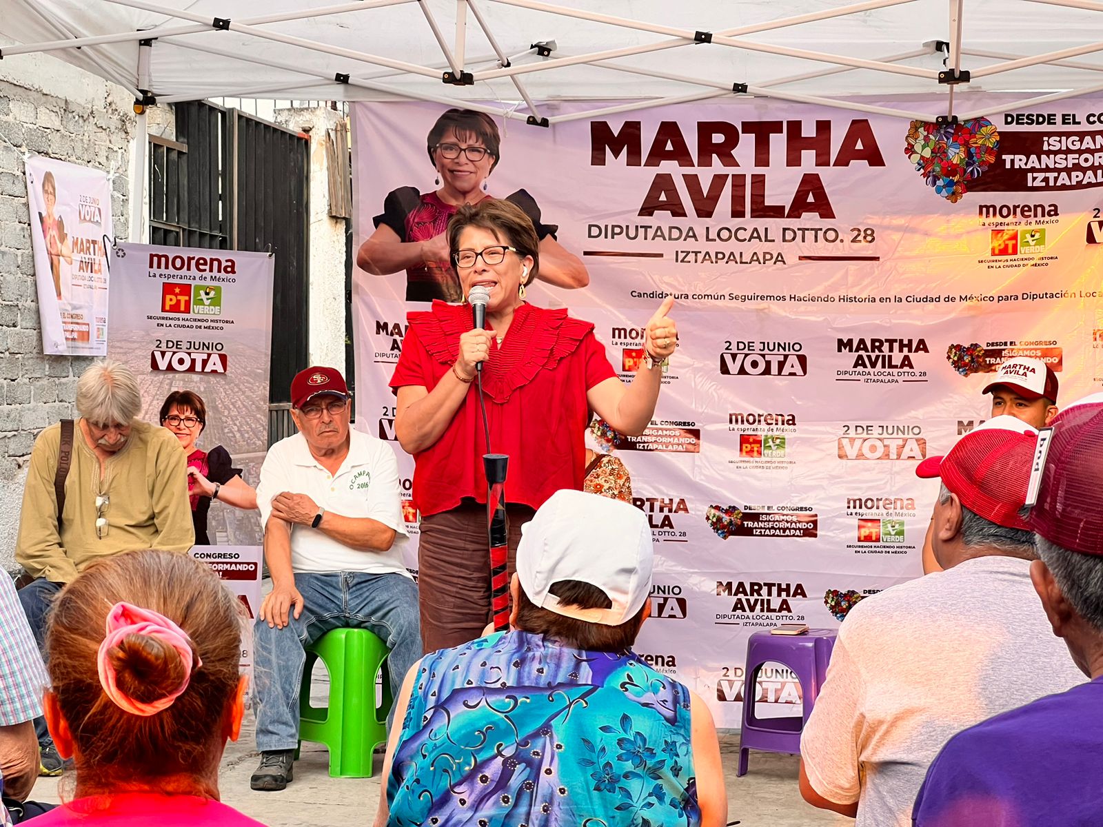 Martha Avila va por Sistema Público de Cuidados